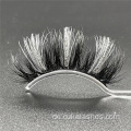 graue Sparkle Mink Wimpern 25 mm Glitzer Nerz Wimpern